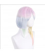 Cyberpunk Edgerunners Lucyna Kushinada Pink gradient blue Cosplay Wig