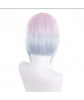 Cyberpunk Edgerunners Lucyna Kushinada Pink gradient blue Cosplay Wig