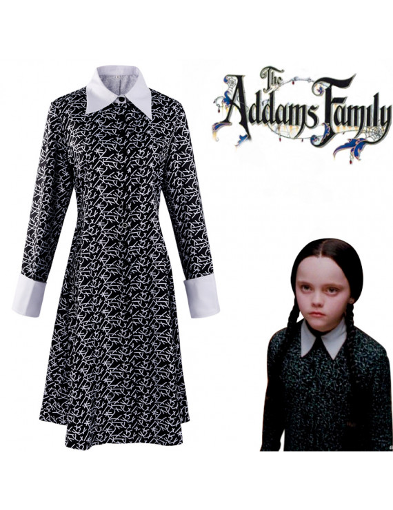 Wednesday Addams Movie  TV Theme Costumes Wednesday Dress Outfits