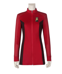 Star Trek Strange New Worlds Uhura Black Red Dress halloween Cosplay Costume