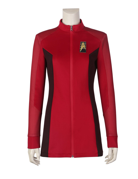 Star Trek Strange New Worlds Uhura Black Red Dress halloween Cosplay Costume