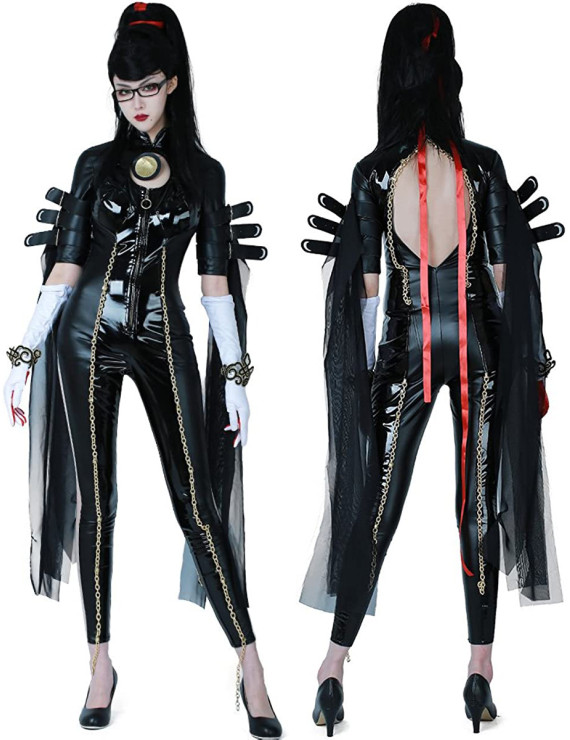 Bayonetta Bayonetta Bodysuit Jumpsuit Cosplay Costume halloween costumes