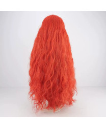 elden ring malenia sexy long wavy Orange Cosplay Wig