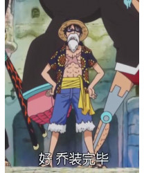 One Piece Dressrosa Monkey D Luffy Cosplay Costume