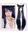 League of Legends Nine Tailed Fox Ahri Cosplay Long Blue Black Anime Styled Wig