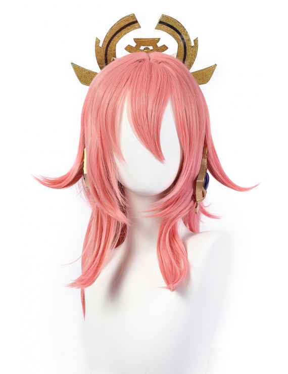 Genshin Impact Yae Miko Game Cosplay Wig