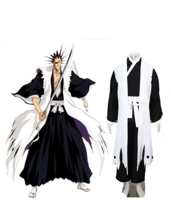 Bleach Kenpachi Zaraki 11th Division Cosplay Costume