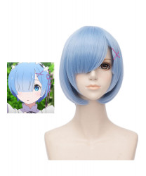Re Zero Starting Life In Another World Rem Cosplay Wig