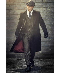 Mens Peaky Blinders Costume Thomas Shelby overcoat