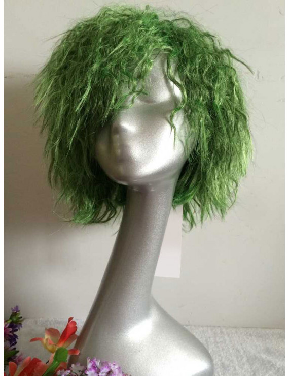 Batman Joker Green Short Curly Cosplay Wig