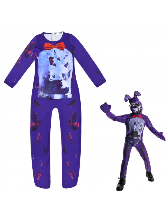 Five Nights At Freddy's Cosplay Costume Jumpsuit Costume 01