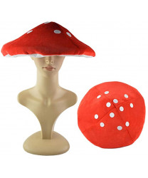Red Mushroom Cosplay Hat