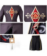 Genshin Impact Hutao Game Cosplay Costume