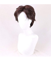 Tangled Flynn Rider Brown styled  Cosplay Wig 28 cm