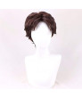 Tangled Flynn Rider Brown styled  Cosplay Wig 28 cm