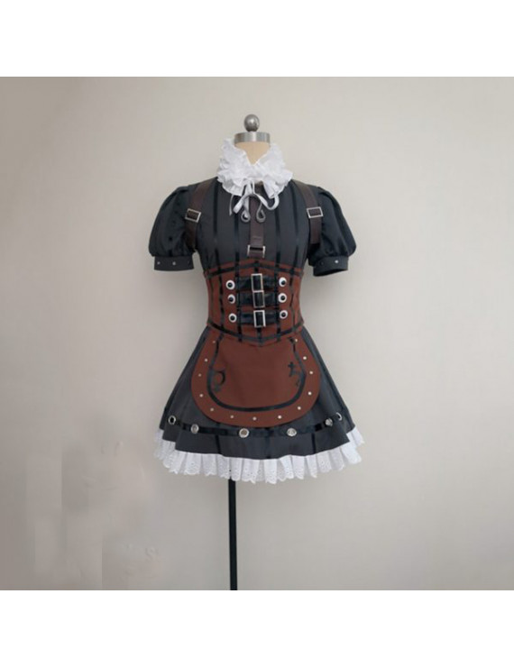 Alice Madness Returns Alice Steam Skirt Cosplay Costume