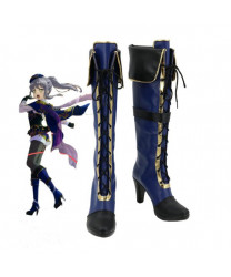 BanG Dream! Minato Yukina Blue Anime Cosplay Boots