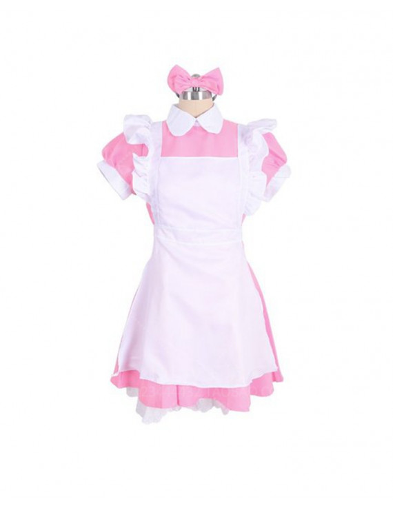 Lolita Lapel Maid Dress restaurant attendant uniform can be customized in color