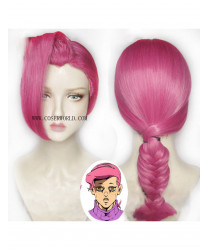  JoJo bizarre adventure Vinegar Doppio Cosplay Costume Wig + Wig Cap