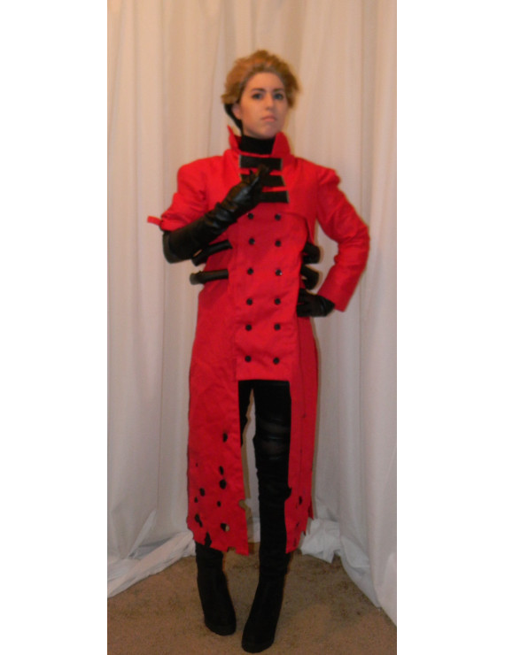 Trigun Vash the Stampede Red Full Set Cosplay Costume