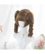 Lolita Wig Double Curved ponytail Cute girl Hairwear Wig + Wig Cap