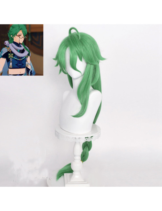 Genshin Impact Baizhu Styled Cosplay Wig