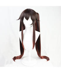 Genshin Impact HuTao Anime Cosplay Wig + Wig Cap