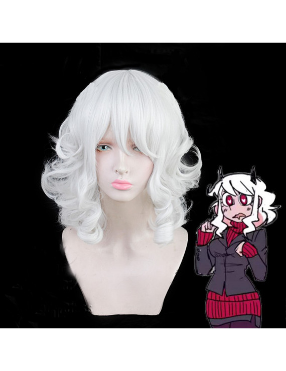 Helltaker Modeus The Lustful Demon Game Styled Cosplay Wig