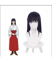 Jujutsu Kaisen Iori Utahime Dark Purple Anime Style Cosplay Wig