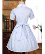 School Lolita Dress Cotton Pink Blue Lapel Bowknot School Dress