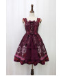 Alice girl original new Lolita angel cross handle lace bow suspender dress