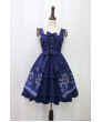 Alice girl original new Lolita angel cross handle lace bow suspender dress