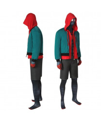 Spider-Man Into the Verse Miles Morales Full Set Cosplay Costume for Adult Male
