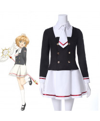 Cardcaptor Sakura Cosplay Costume Sakura Tomoyo Winter School Uniform