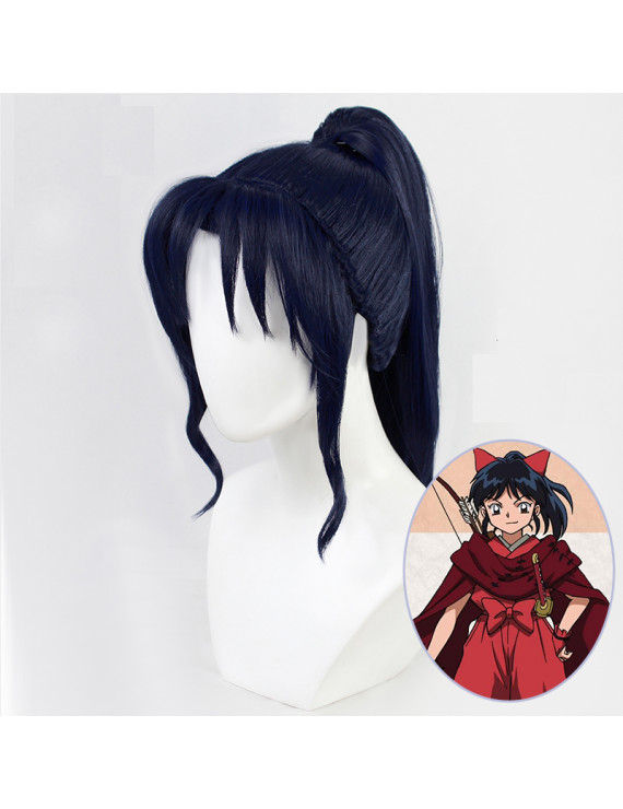 Yashahime Princess Half Demon Leaves Cosplay Wig 40 cm