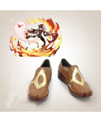 Customize Genshin Impact HuTao Cosplay Shoes