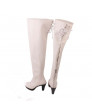 NieR:Automata 2B YoRHa No.2 Type B White PU Cosplay Boots