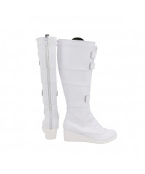 The Black Widow Natasha Romanoff PU White Cosplay Boots