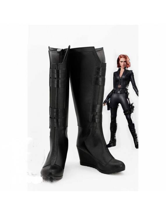 Captain America Civil War Black Widow Cosplay Boots