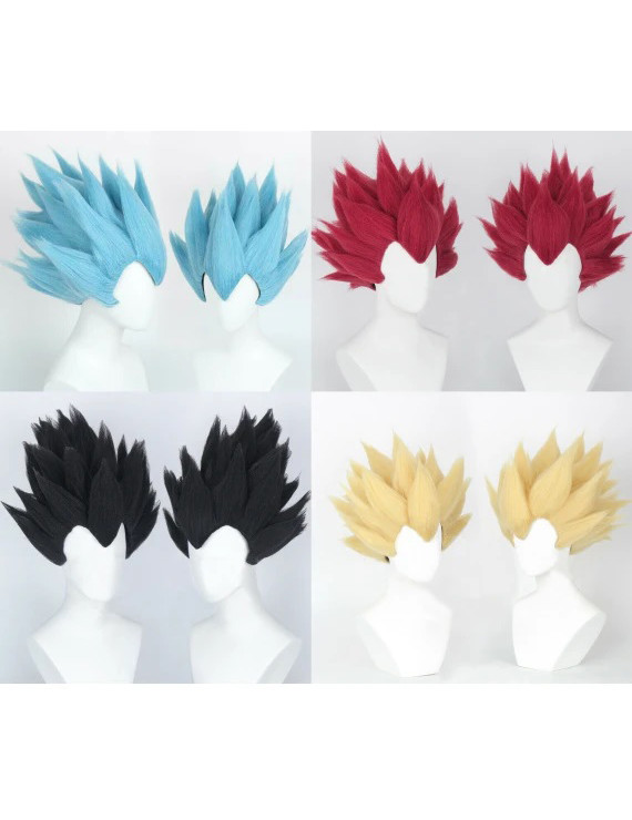 Dragon Ball Vegeta Blue Cosplay Wig