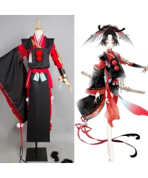 Touken Ranbu Kogarasumaru Japan Kimono Cosplay Costume