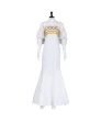 Sailor Moon Tsukino Usagi White Queen Dress Cosplay Costume