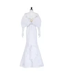 Sailor Moon Tsukino Usagi White Queen Dress Cosplay Costume