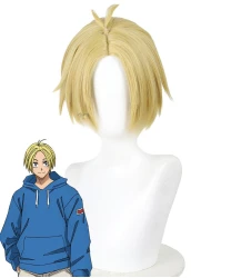 Sakamoto Days Shin Asakura Golden Short Cosplay Wig