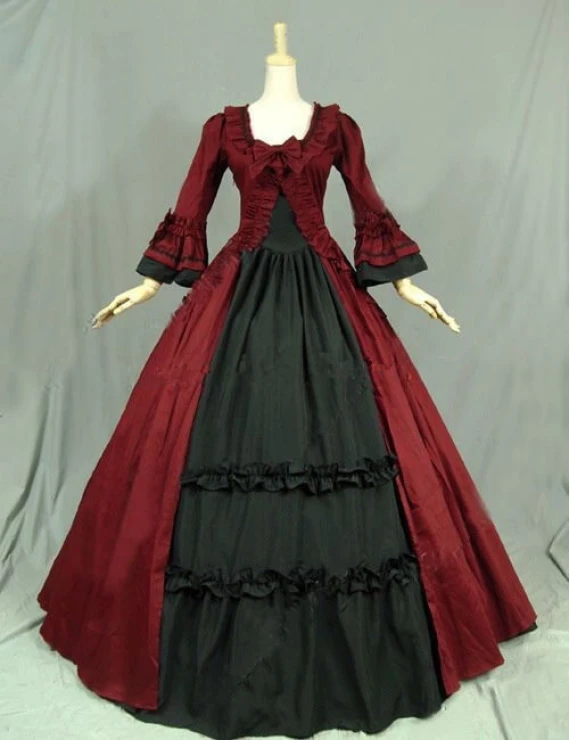 Elegant Victorian Gothic Lolita Ball Gown Dress