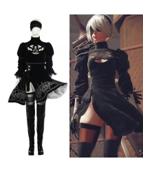 NieR Automata 2B Halloween Cosplay Costume