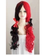 Batman Harley Quinn Wig Red and Black Synthetic Hair Party Wig