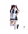 Black White Short sleeve Sweet Costume Maid Dress