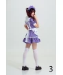 Black White Short sleeve Sweet Costume Maid Dress
