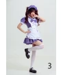 Black White Short sleeve Sweet Costume Maid Dress